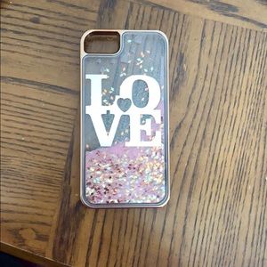 LOVE glitter case